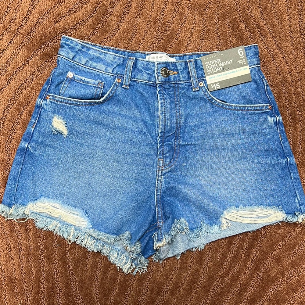 NWT High Waist Jean Shorts